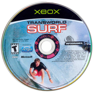 TransWorld Surf (USA) Game Disc